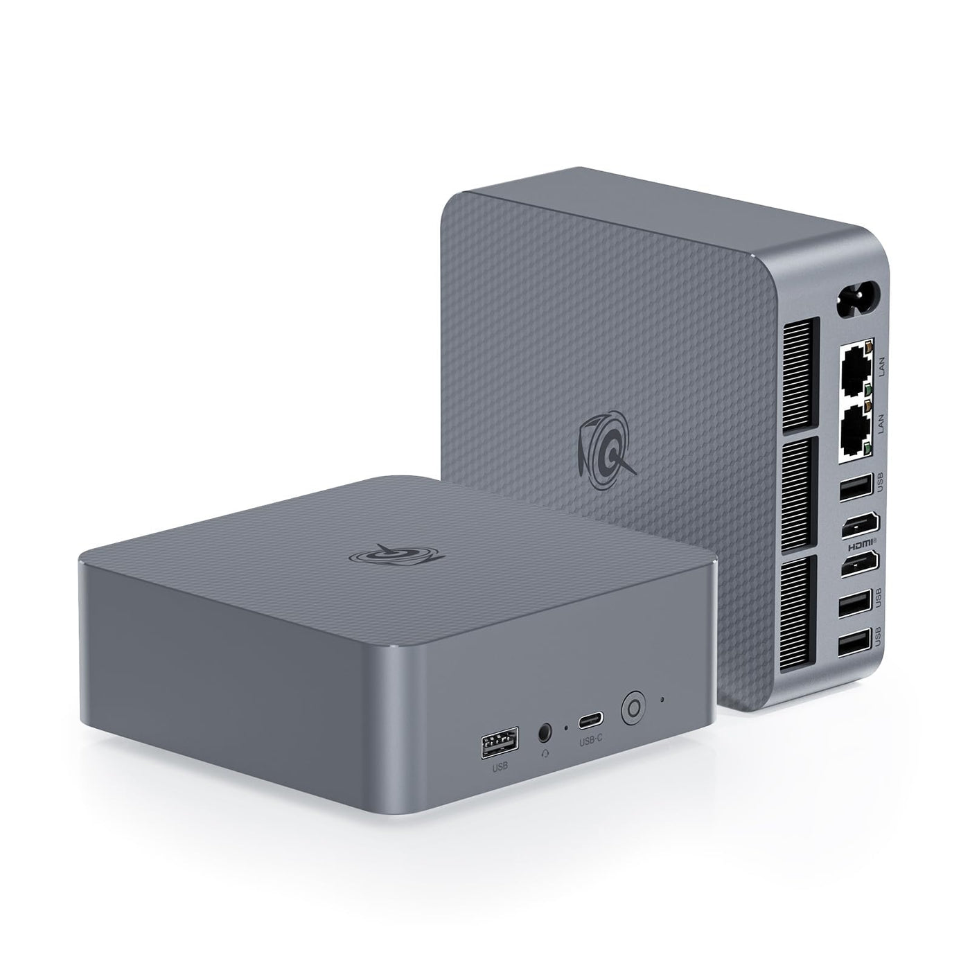 Beelink Mini PC EQR5, AMD Ryzen 7 5825U, 8C/16T, bis zu 4.5Ghz, Mini Computer 16GB DDR4 RAM 500GB PCIe3.0 SSD, 4K Dual Display, Dual HDMI/Dual Gigabit Ethernet/WiFi6/BT5.2