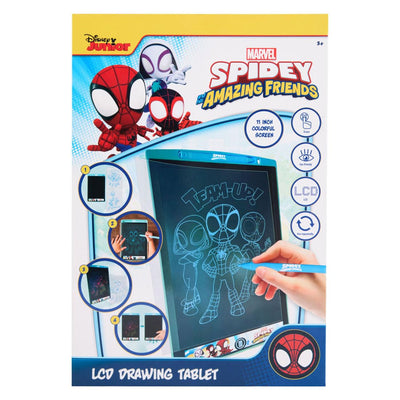 Disney - Marvel - Spidey - LCD Schreibtafel mit löschfunktion - 11 Zoll Tablet für Kinder - Zaubertafel mit Stift (SP24380)