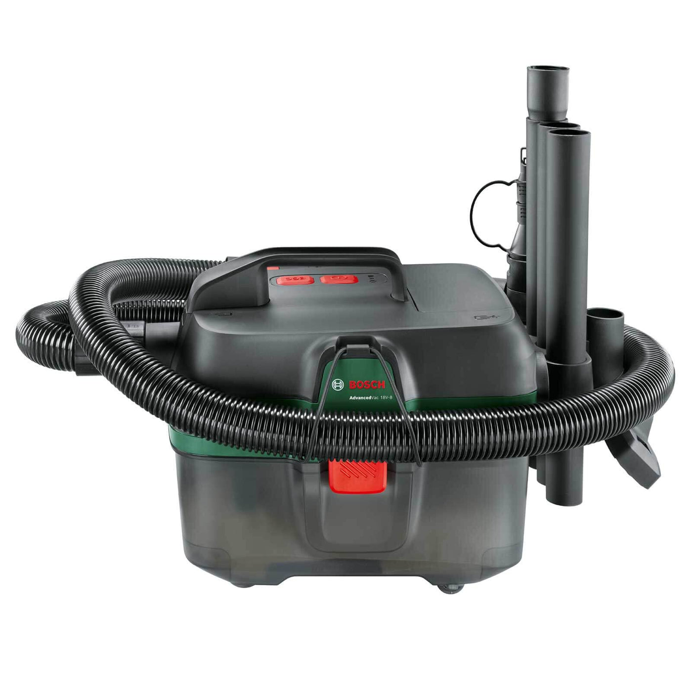 Bosch Akku Nass- und Trockensauger AdvancedVac 18V-8 (ohne Akku, 18 Volt System, mit Zubehörset, im Karton), Testnote: sehr gut (Magazin: selbst ist der Mann)