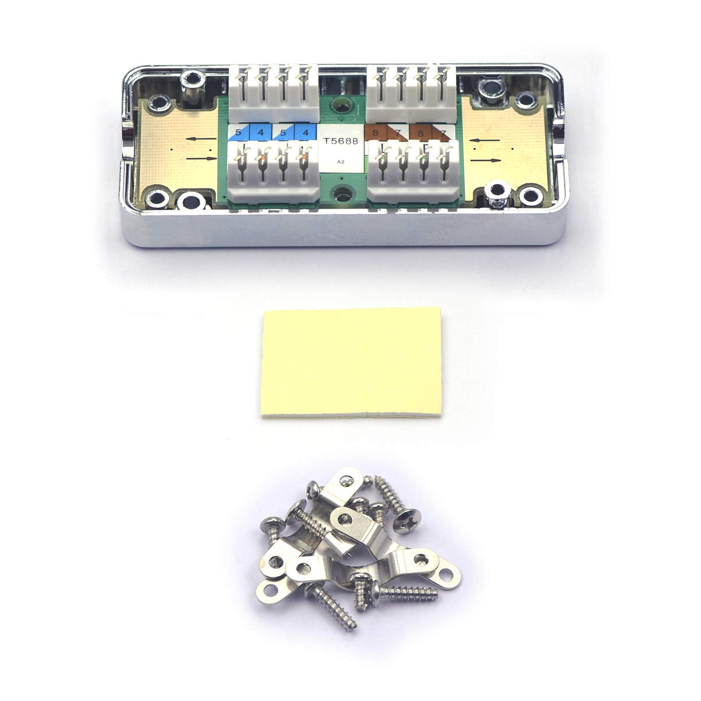 VCE LSA Verbindungsmodul Cat 7 und Cat 6A KabelVerbinder POE Geschirmt Connection Box für Netzwerkkabel Verlegekabel mit Drahtschneider 3 Stück