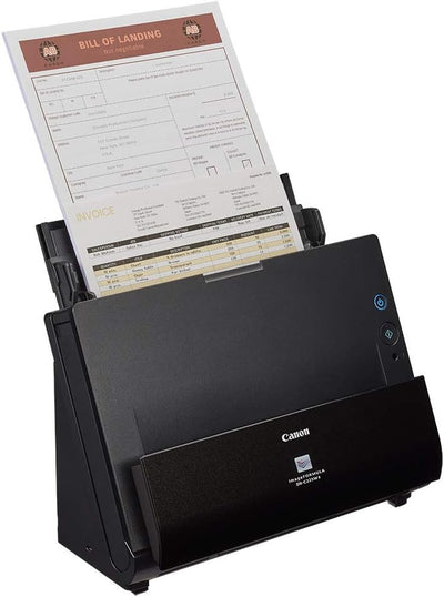 Canon DR-C225 II - imageFORMULA Dokumentenscanner (Duplex, Einzug, Farbe, 600dpi, 25 Seiten/Min, PDF OCR, kompakt, schwarz)