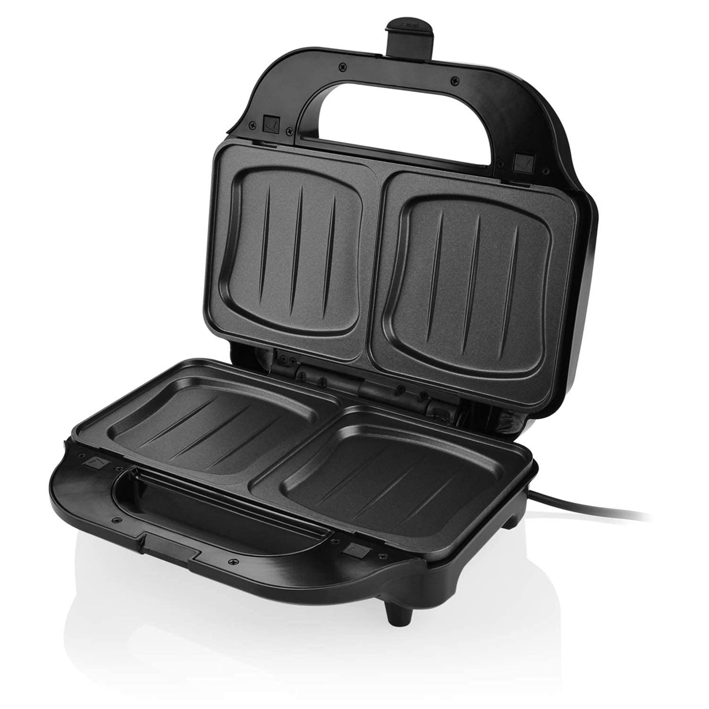 ETA Sandwichmaker 6 in 1 I Sorento Plus I Antihaftbeschichtung für leichte Reinigung ohne Anbrennen I 900 Watt I Waffeleisen, Grill und vieles mehr