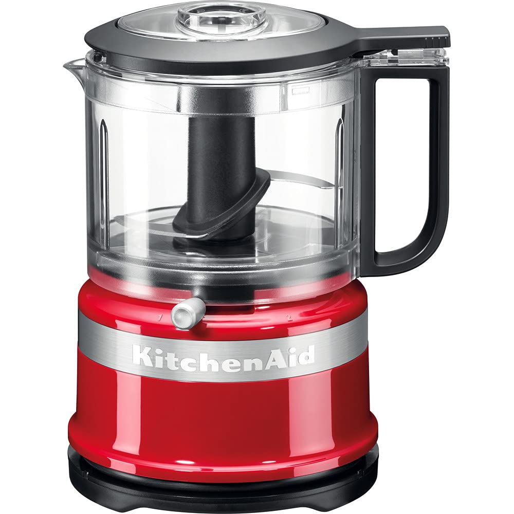 KitchenAid 5KFC35616 EER, Mini-Food-Processor, Großartig zum Hacken, Vorbereiten von Dressings und Saucen, Empire Rot