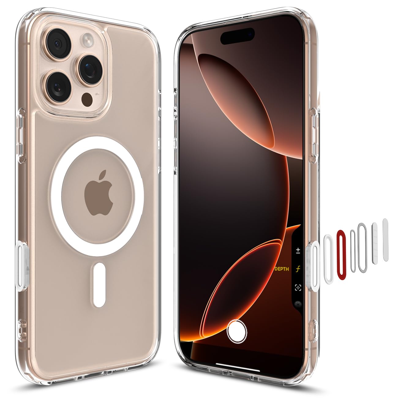 Spigen für iPhone 16 Pro Max Camera Control Button Kamerasteuerung Aktivierte Hülle Ultra Hybrid T MagFit, Kompatibel mit MagSafe Zubehör -Weiß