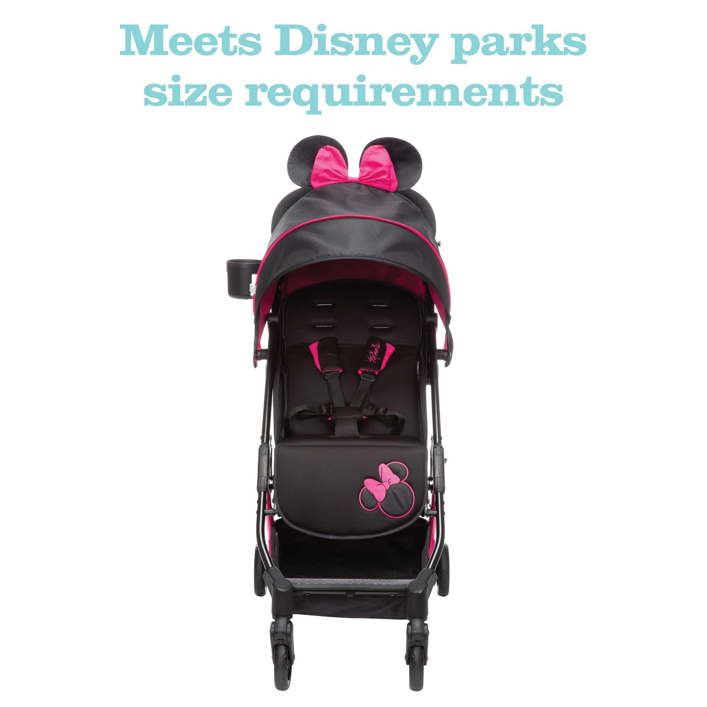 Disney Minnie Mouse Teeny Ultrakompakter Kinderwagen, Let's Go Minnie!, Einheitsgröße