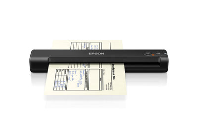 Epson Workforce ES-50, tragbarer A4 Dokumentenscanner mit hoher Scangeschwindigkeit, Scanner für hochauflösende Dokumente, ideal für kleine Büros und Home Offices, schwarz