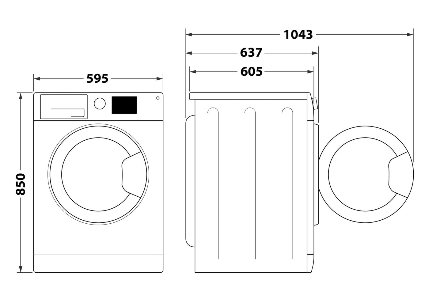 Bauknecht WAM 914 A Waschmaschine Frontlader/ 9kg / EEK A/ Kurz 30/ Kurz 45/ Anti-Allergie-Programm/ Wolleprogramm/ Startzeitvorwahl/ Dynamic Inverter Motor/ Flecken 40° Schutz vor Wasserschäden