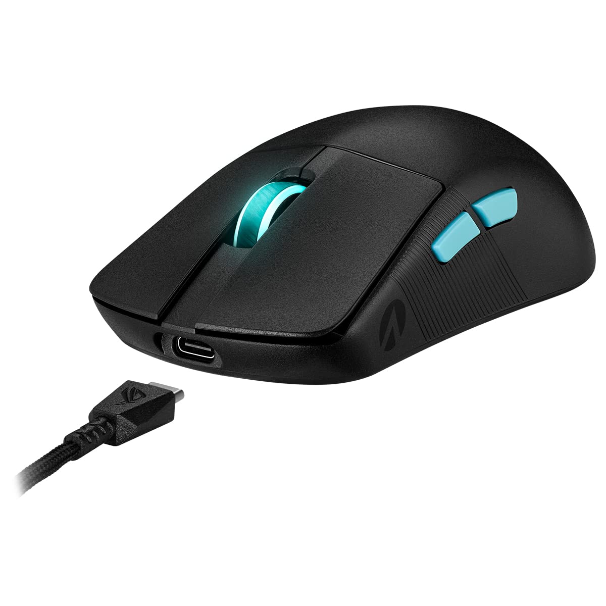 ASUS ROG Harpe Ace Aim Lab Edition RGB Gaming Maus (wireless, 2,4 GHz RF, Bluetooth, USB, optischer ROG AimPoint-Sensor 36.000 dpi, ROG Micro Switches, fünf programmierbare Tasten, Synergieprofil)