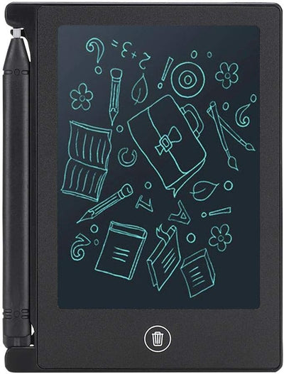 4,5-Zoll-LCD-Schreibtafel, ultradünne Handschrift-Tablette Writing Drawing Notebook LCD-Panel Portable für Kinder Kinder(Schwarz)