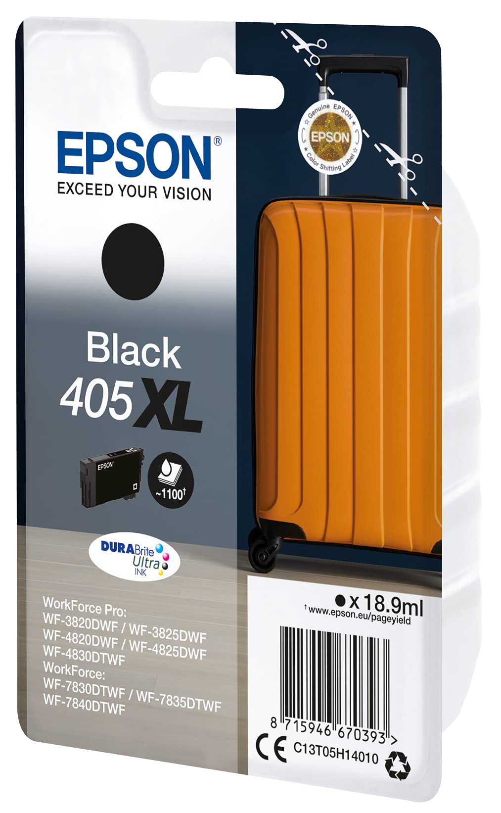 Epson Ink/405XL BK SEC, schwarz