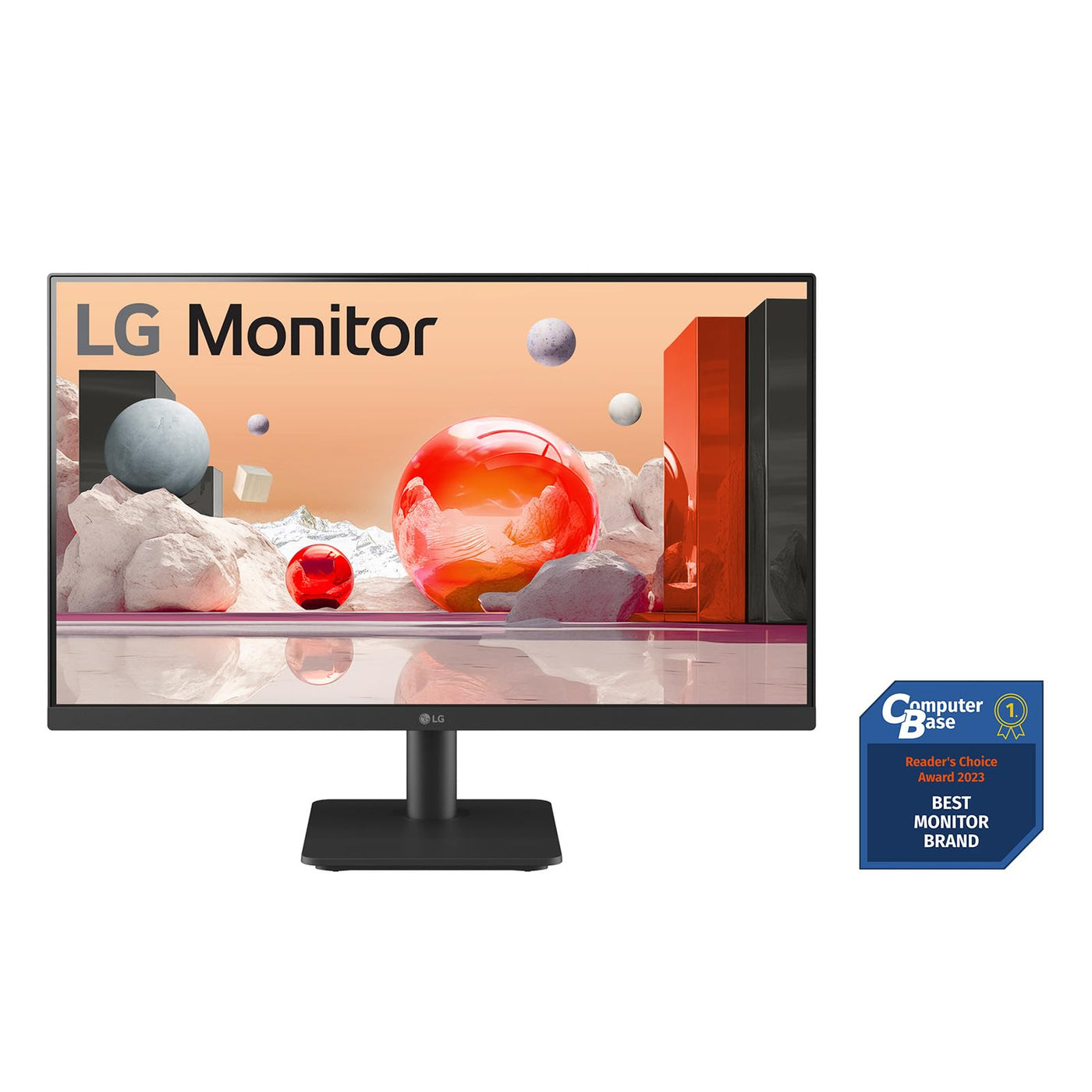 LG Electronics 24MS500-B.AEU FHD IPS-Monitor 24" (60,4cm), 1920 x 1081, 16:9, 5ms GtG, 100 Hz, 72% NTSC, Flicker Safe - Schwarz