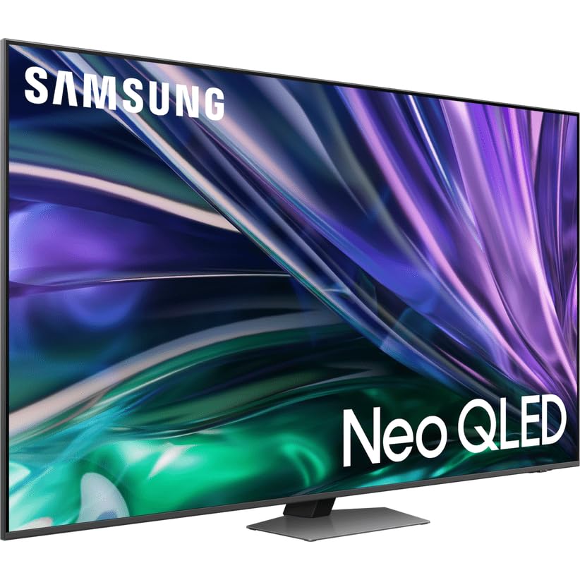 Samsung Neo QLED 4K QN85D 55 Zoll Fernseher, TV mit Neural Quantum 4K AI Gen2 Prozessor, Quantum-Matrix-Technologie, AI 4K Upscaling, Smart TV, KI TV, QE55QN85D,[2024]