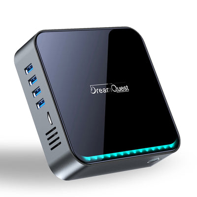 DreamQuest Mini PC Windows 11 Pro vorinstalliert Intel Alder Lake-N95(bis 3,4 GHz) 16 GB RAM 512 GB M.2 SSD,Mini Desktop Computer USB3.2/BT5.0/WiFi 5/4k HDMI Geeignet für Geschäftsbüro