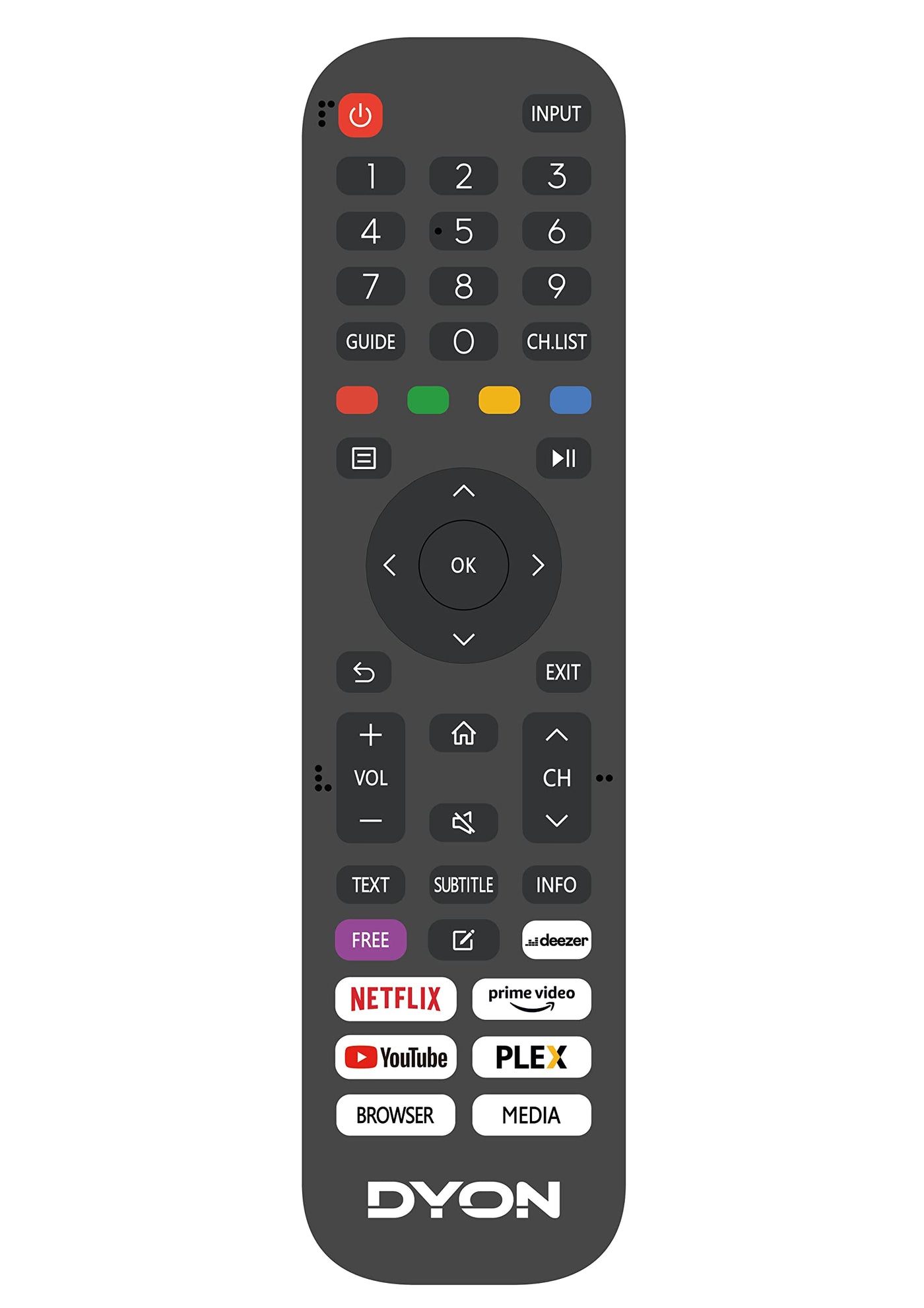 Téléviseur DYON Smart 55 VX 139 cm (55 pouces) (Smart TV 4K UHD, triple tuner HD (DVB-C/-S2/-T2), App Store, Prime Video, Netflix, YouTube, DAZN, Disney+) [Mod. [2023]