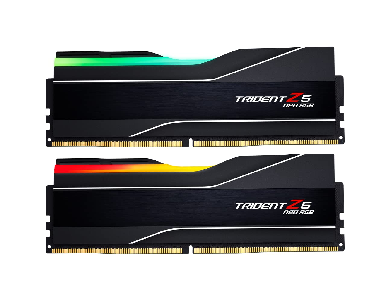 G.Skill Trident Z5 NEO RGB Series 32GB (2X 16GB) 288-Pin SDRAM DDR5 6000 (PC5-48000) CL30-38-38-96 1,35V Dual Channel Desktop Arbeitsspeicher Modell F5-6000J3038F1 6GX2-TZ. 5NR (Mattschwarz)