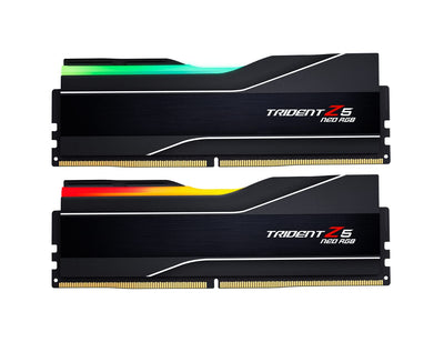 G.Skill Trident Z5 NEO RGB Series 32GB (2X 16GB) 288-Pin SDRAM DDR5 6000 (PC5-48000) CL30-38-38-96 1,35V Dual Channel Desktop Arbeitsspeicher Modell F5-6000J3038F1 6GX2-TZ. 5NR (Mattschwarz)