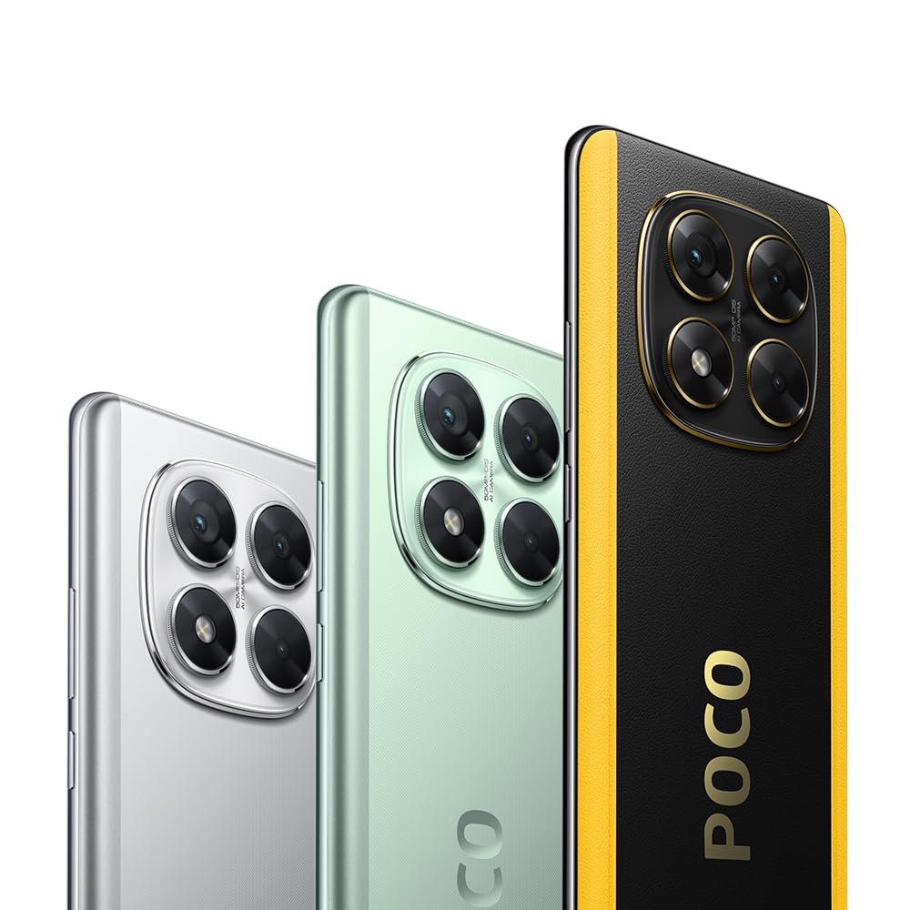 Xiaomi Poco X7 Smartphone, 8 + 256 GB, schwarz, 50 MP Hauptkamera mit OIS, 5110 mAh Akku, IP68 (kein Ladegerät im Lieferumfang enthalten), 2 Jahre Garantie