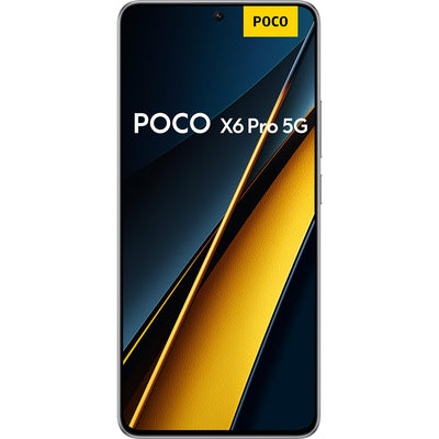 Poco X6 Pro 5G Smartphone, 12+512GB Handy ohne Vertrag, 120Hz 6,67" 1,5k AMOLED Display, 64MP OIS Dreifach-Kamera, 5000mAh, 67W Turbo-Charge, Dual-SIM, Grau