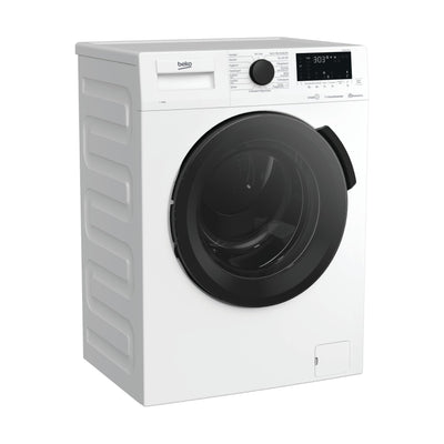 Beko WMC81464ST1 Waschmaschine, Bluetooth, 8 kg, ProSmart Inverter Motor, Dampffunktion, Pet Hair Removal, Watersafe+, Weiß