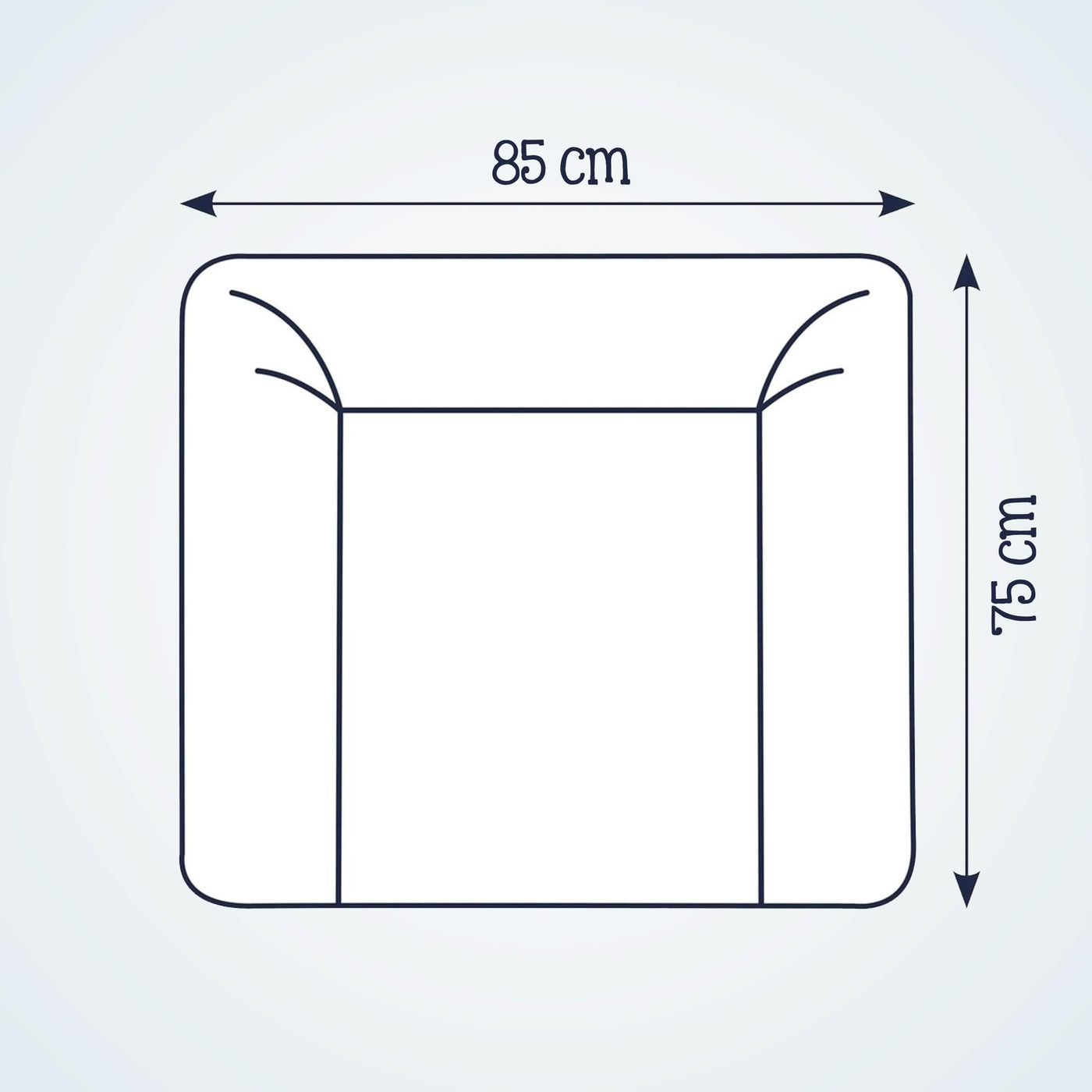 Julius Zöllner Wickelauflage Softy 85x75 cm - Wickelunterlage - wasserdicht und abwischbar - Made in Germany – Oeko-Tex Standard 100 – Dschungelbande