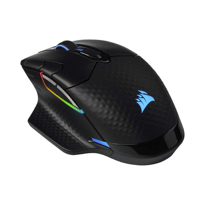 CORSAIR DARK CORE RGB PRO SE Wireless FPS/MOBA Gaming Maus Mit Qi Wireless Charging - 18.000 DPI - 8 Programmierbare Tasten - Sub-1ms - iCUE Kompatibel - PC, Mac, PS5, PS4, Xbox - Schwarz