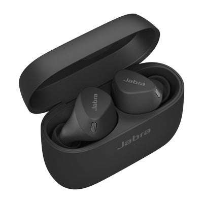 Jabra Elite 4 Active In Ear Bluetooth Earbuds - True Wireless Kopfhörer mit sicherem Sitz, 4 eingebauten Mikrofonen, aktiver Geräuschunterdrückung und anpassbarer HearThrough Funktion - Schwarz