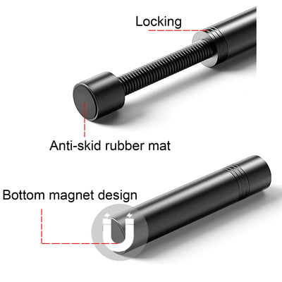 Grafikkarten Halterung,GPU Grafikkarten Halter,GPU Aluminiumlegierung Halterung,Höhenverstellbare Grafikkartenhalter,Aluminium Grafikkarten Halter mit Magnet,75-125 mm Hoch