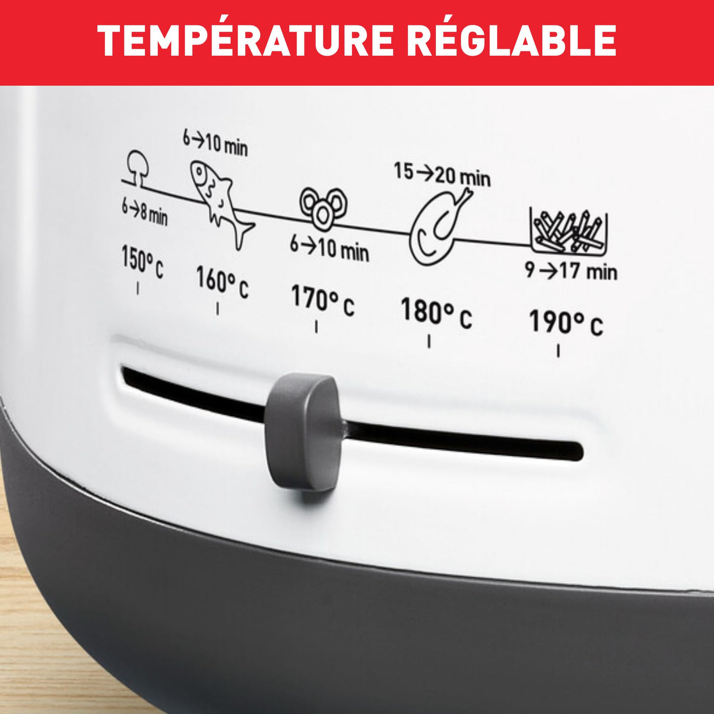 Tefal FF1631 Fritteuse Filtra One | 1.900 W | Kapazität 1,2 Kg | Clean-Oil-System | Auffangsieb für Frittierreste | Wärmeisoliert | Spülmaschinenfest Weiß