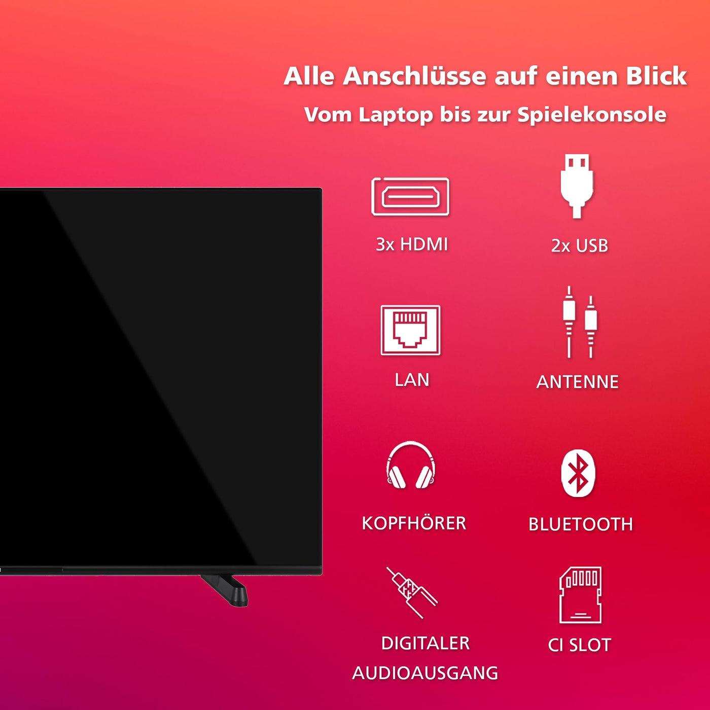 TELEFUNKEN 50 Zoll Fernseher Fire TV (4K UHD Smart TV, HDR Dolby Vision, Dolby Atmos, Triple-Tuner) XU50FO754S