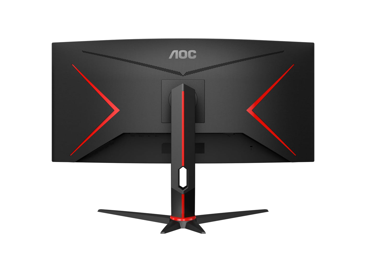 AOC Gaming CU34G2XP - 34 Zoll WQHD Curved Monitor, 180 Hz, FreeSync Prem., HDR400 (3440x1440, 1ms GtG, HDMI, DisplayPort, USB Hub) schwarz-rot