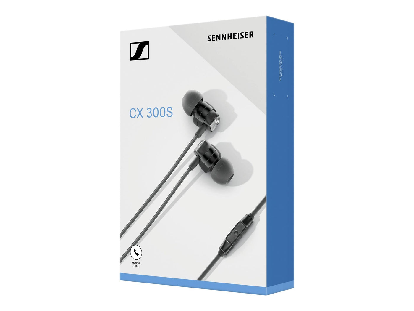 Sennheiser CX 300S In-Ear-Kopfhörer mit Universal Smart Remote ̶̶ Schwarz