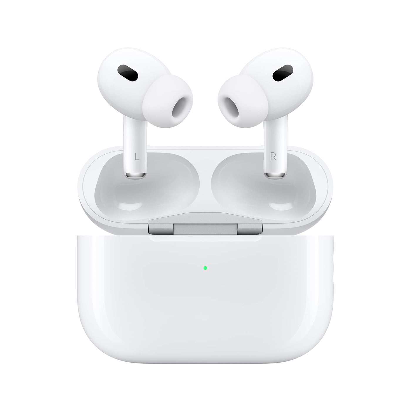 Apple AirPods Pro 2 Kabellose In‑Ear Kopfhörer, Bluetooth Kopfhörer, Aktive Geräuschunterdrückung, Hörhilfefunktion, Transparenzmodus, Personalisiertes 3D Audio, Hi-Fi Sound, H2 Chip, Laden über USB-C