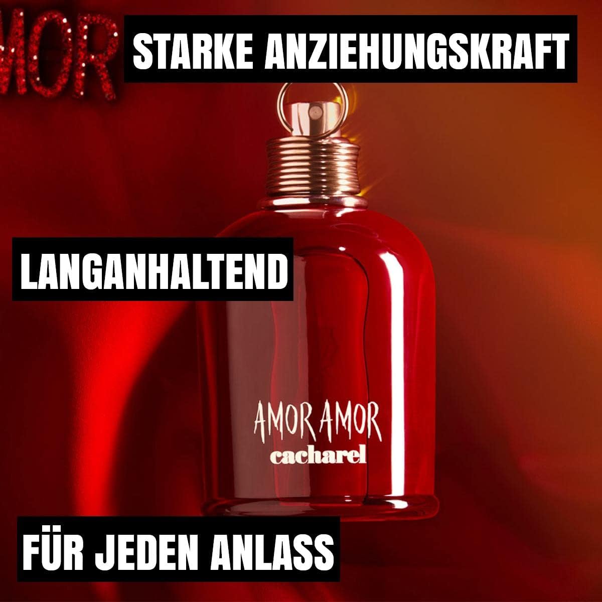 Cacharel Amor Amor Parfüm für Damen | Eau de Toilette Spray | Langanhaltend | Fruchtig-blumiger Frauen Duft | 100ML