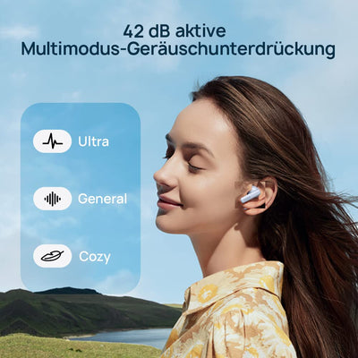 HUAWEI FreeBuds 5i Kabellose Kopfhörer, TWS Bluetooth Kopfhörer, Hi-Res Sound, Multi-Modus Geräuschunterdrückung, 28 Std. Akkulaufzeit, Wasserdichtigkeit, Nebula Black