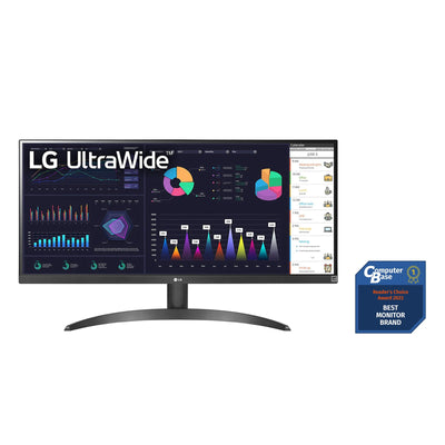 LG Electronics 29WQ500-B.AEU UltraWide IPS-Monitor 29" (73cm), 2560 x 1080, 21:9, 5ms GtG, 100 Hz, HDR10, AMD FreeSync, Flicker Safe - Schwarz