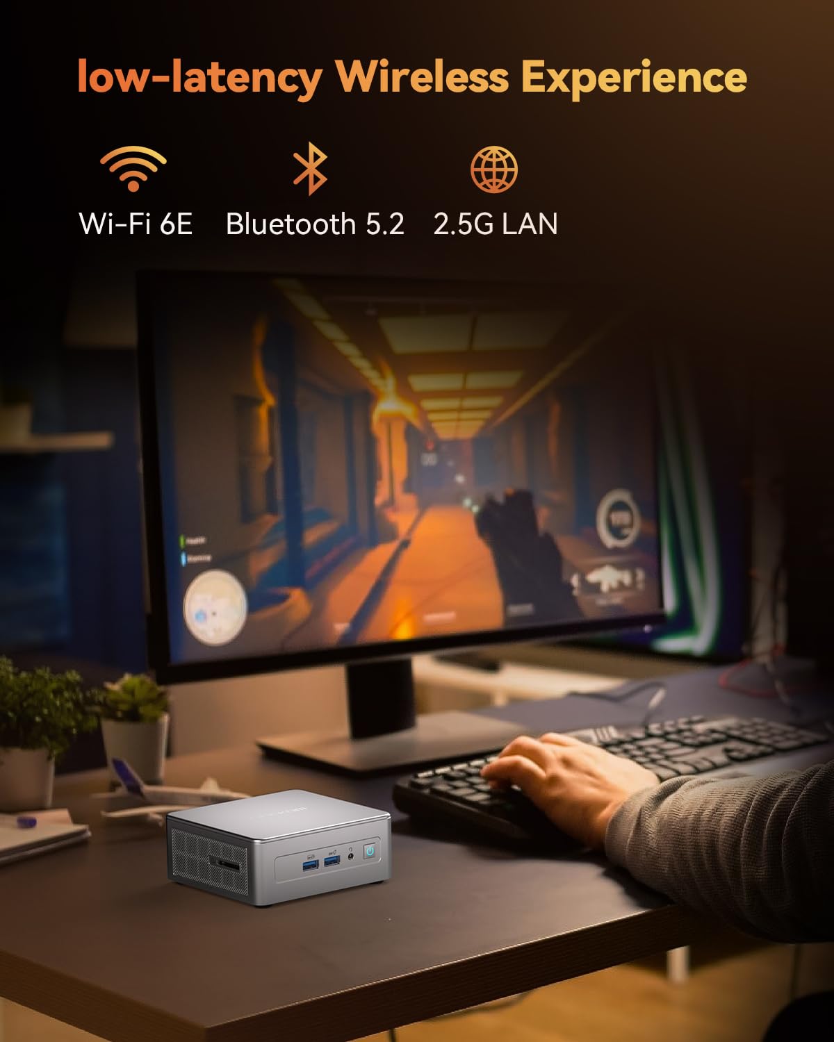 GEEKOM Mini PC AE7 Windows 11 Pro, Ryzen 9 7940HS(bis zu 5,2 GHz) mit 8 Kerne 16 Threads, Mini Computer 32GB DDR5 1TB SSD, Mini PC USB 4 | WiFi 6E | BT5.2 | für Spieler, Design, Business