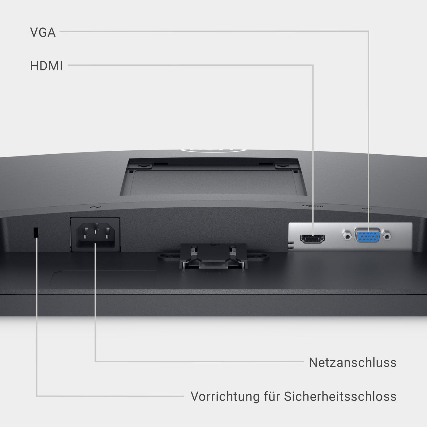 Dell SE2422HX 24 Zoll Full HD (1920x1080) Monitor, 75Hz, VA, 5ms, AMD FreeSync, HDMI, VGA, 3 Jahre Garantie, Schwarz