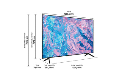 Samsung Crystal UHD 4K CU7199 Fernseher 55 Zoll, PurColor, Crystal Prozessor 4K, Smart TV, GU55CU7199UXZG, Deutsches Modell [2023]