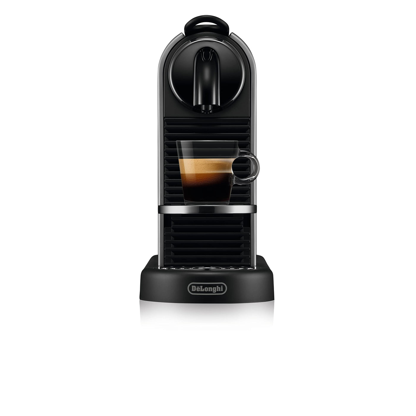 Nespresso De'Longhi CitiZ Platinum EN220.T, Kapsel-Kaffeemaschine, 4 Tassengrößen, 19 bar, 1260 W, Titan