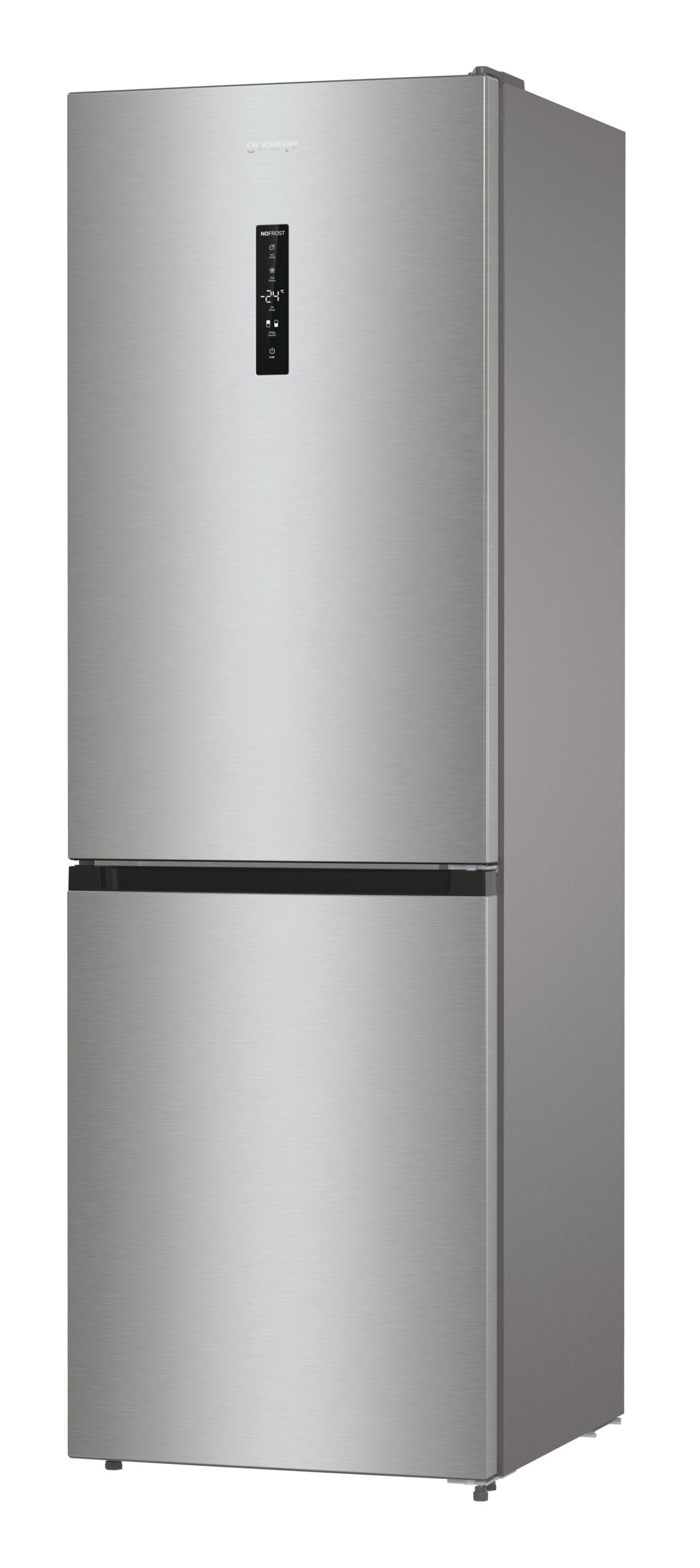 Gorenje NRK61CA2XL4Z Kühl-Gefrierkombination/NoFrostPlus/Multiflow 360° / ConvertZeroZone/AdaptTech/LED Display / 185 cm/Kühlteil 255 l/Gefrierteil 106 l / 35 dB/EEK: C/Edelstahl