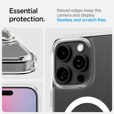 Spigen für iPhone 16 Pro Max Camera Control Button Kamerasteuerung Aktivierte Hülle Ultra Hybrid T MagFit, Kompatibel mit MagSafe Zubehör -Weiß