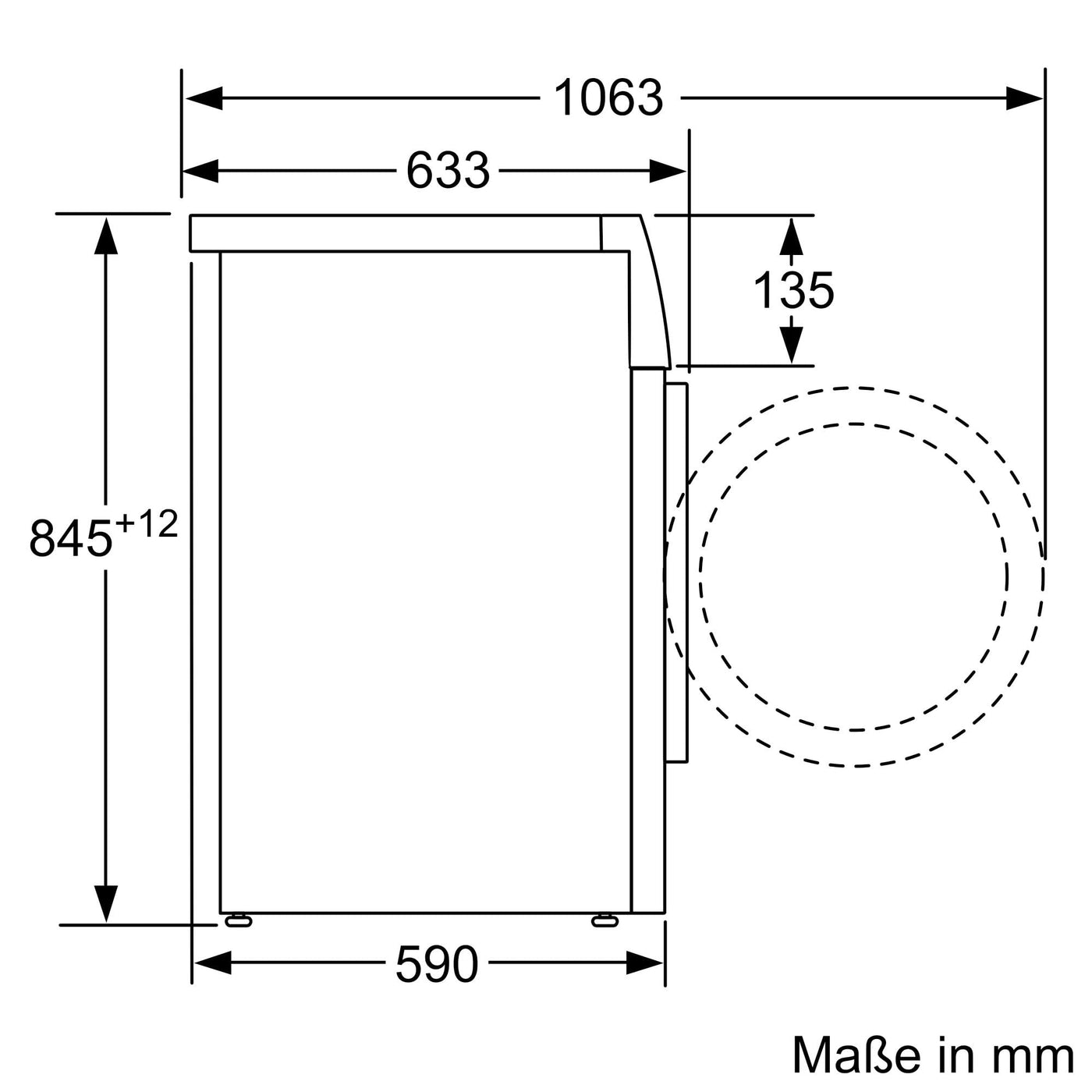 Bosch WAN282K3, Serie 4, Frontlader Waschmaschine, 8 kg, 1400 UpM, SpeedPerfect, Maximale Energie- und Wasserersparnis, Nachlegefunktion, besonders hygienisch, AquaStop, IronAssist