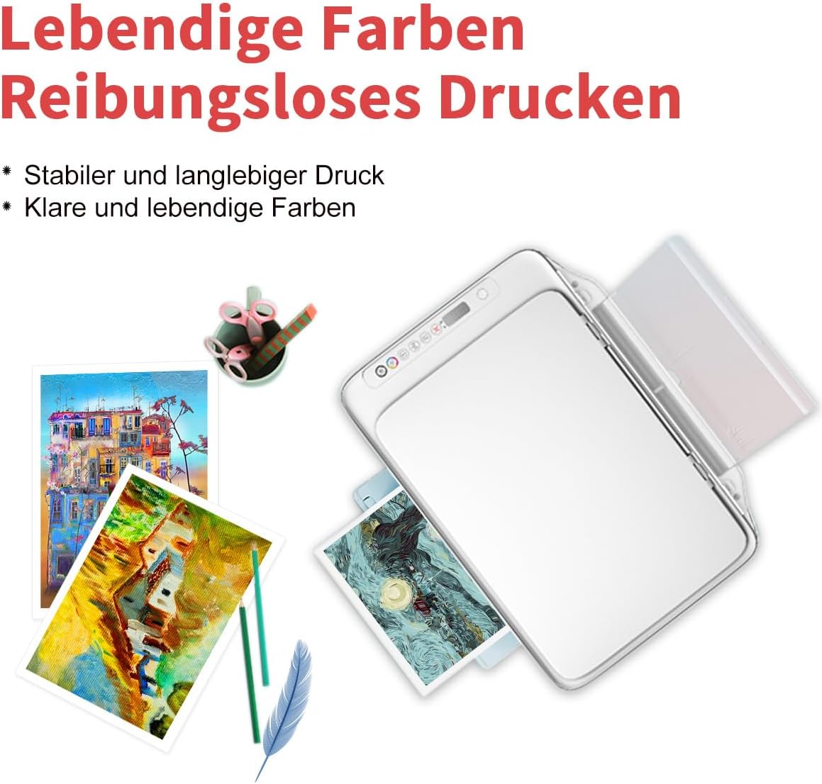 ANKINK Kompatibel Tintenpatrone Druckerpatronen als Ersatz für PGI 580XXL CLI 581XXL für Canon Patrone 580 581 XL XXL für TR7550 TR8500 TR8550 TS705 TS705a TS6250 TS6300 TS6350 (PGBK BK C M Y 5 Pack)