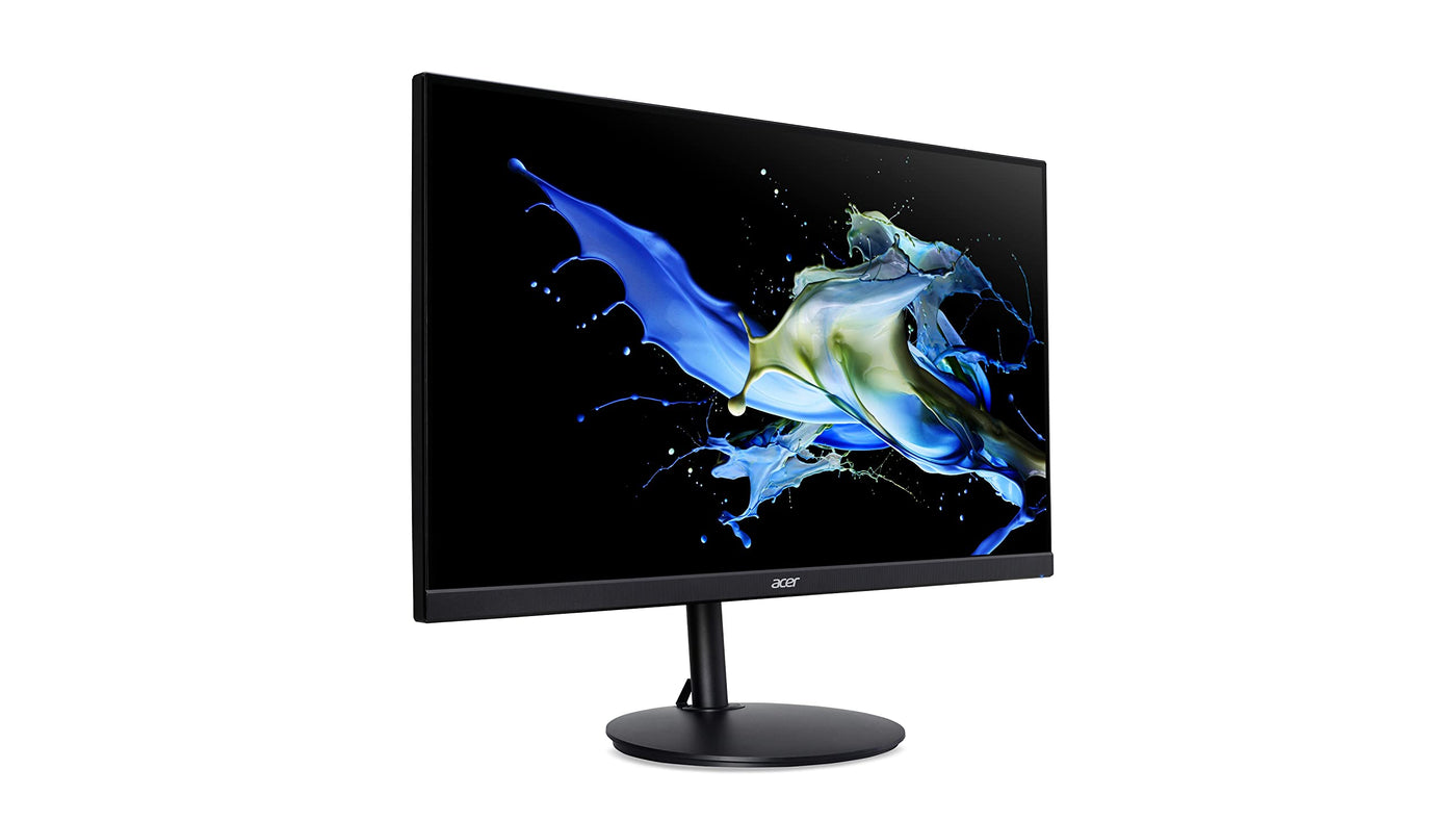 Acer CBA242YH Monitor 23,8 Zoll (60 cm Bildschirm) Full HD, 100Hz HDMI, 75Hz VGA, 4ms (GTG), HDMI 1.4, VGA, höhenverstellbar, drehbar, FreeSync, Schwarz