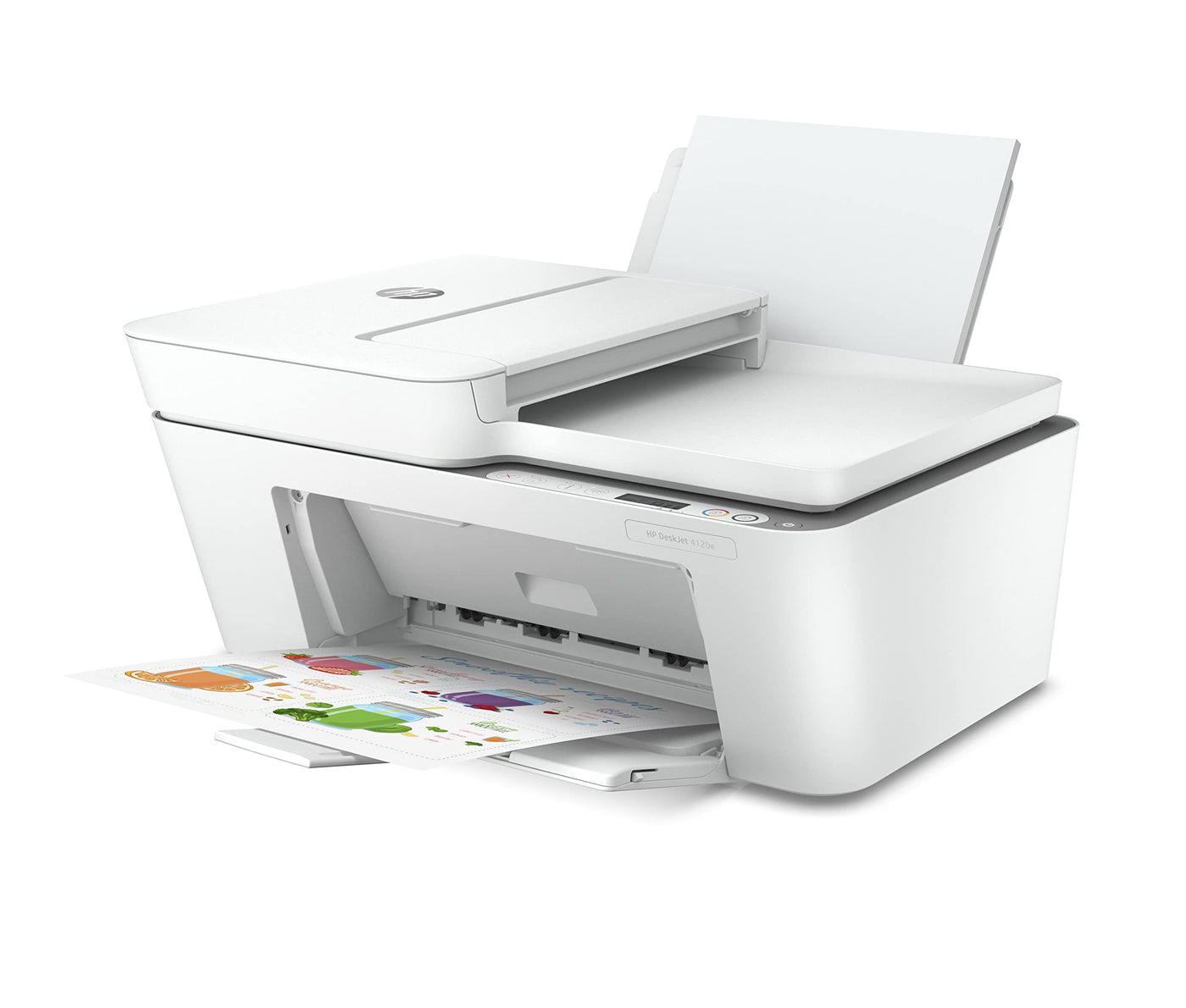 HP DeskJet 4120e Multifunktionsdrucker, 6 Monate gratis drucken mit HP Instant Ink inklusive, HP+, Drucker, Kopierer, Scanner, Mobiler Faxversand, WLAN, Automatische Dokumentenzuführung