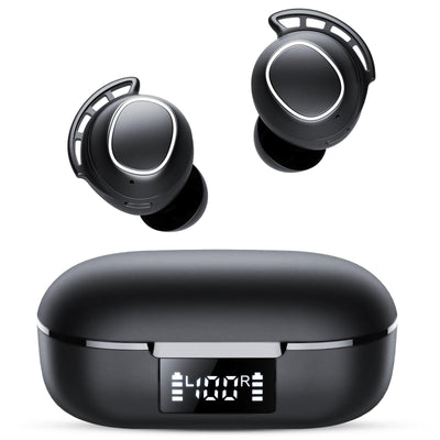 Bluetooth Kopfhörer,Kopfhörer Kabellos Bluetooth 5.3 mit 4 ENC Mikrofon,In Ear kopfhörer Bluetooth 60H Tiefer Bass,2024 Neue Kabellose Kopfhörer,Noise Cancelling IP8 Wasserdicht Ohrhörer,USB-C