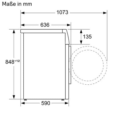 BOSCH WGG244140 Waschmaschine Serie 6, Frontlader mit 9kg Fassungsvermögen, 1400 UpM, Made in Germany, Active Water Plus, Speed Perfect, Fleckenautomatik, Nachlegefunktion, 60cm [Energieklasse A]