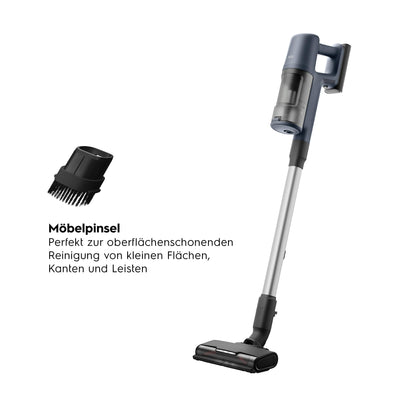 AEG 6000 Akku-Staubsauger / 103.000 U/Min / 175.000 dPa / Digitalmotor / Kabellos / bis zu 99 % Staubaufnahme / 40 min Laufzeit / Einfache Handhabung / Entnehmbarer 21,6 V Akku / leicht / AP61CB21DB