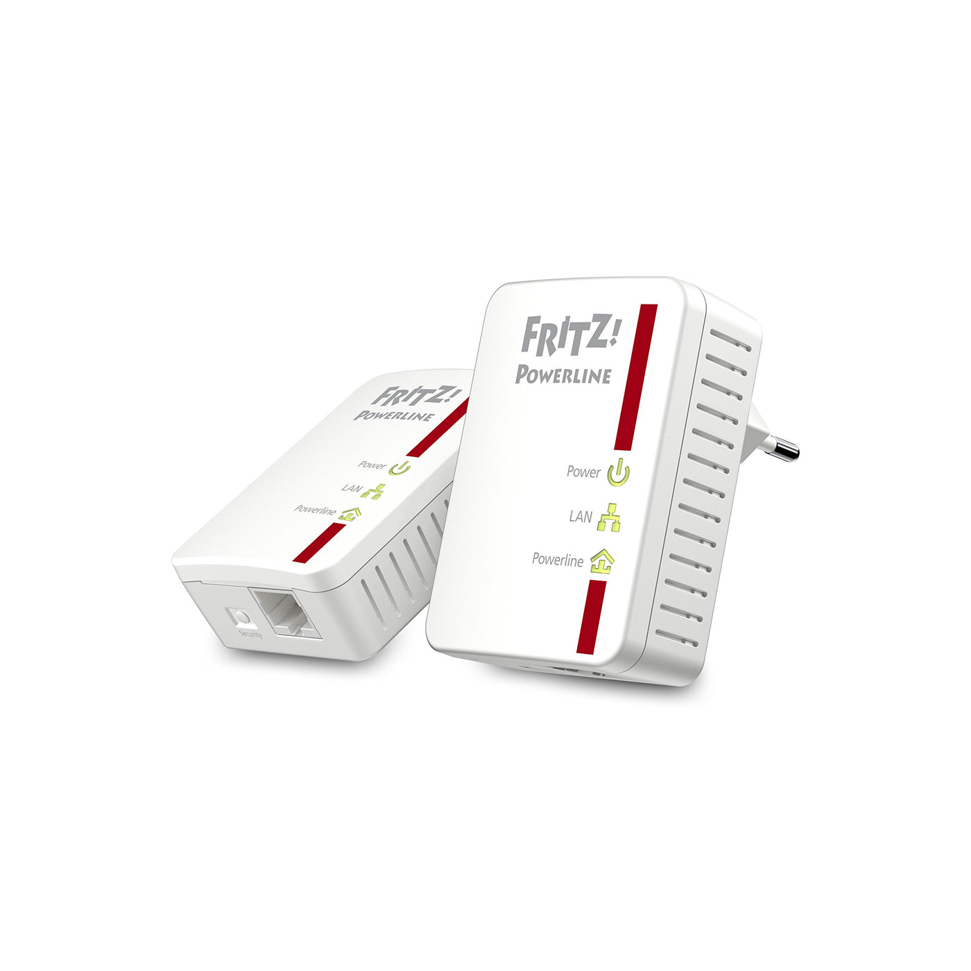 AVM Fritz!Powerline 510E Set (500 Mbit/s, Fast-Ethernet-LAN), schnelle Datenübertragung über die Stromleitung, deutschsprachige Version