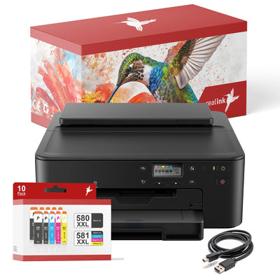 Imprimante Realink Bundle TS705a (SANS fonction copie et numérisation) avec 10 cartouches d'imprimante